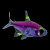 Пристелла GloFish Пурпурная